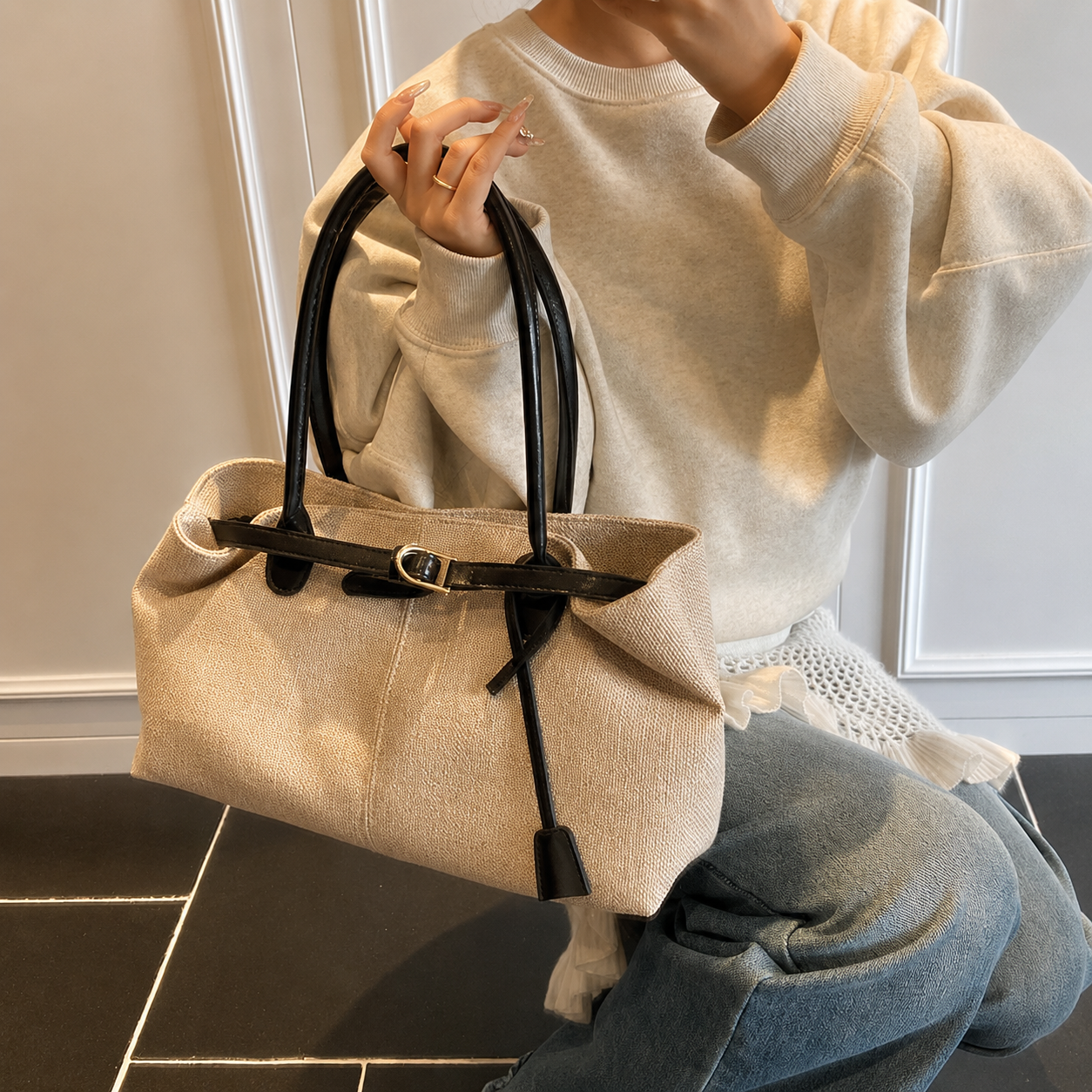 Casual Large-Capacity Canvas Bag