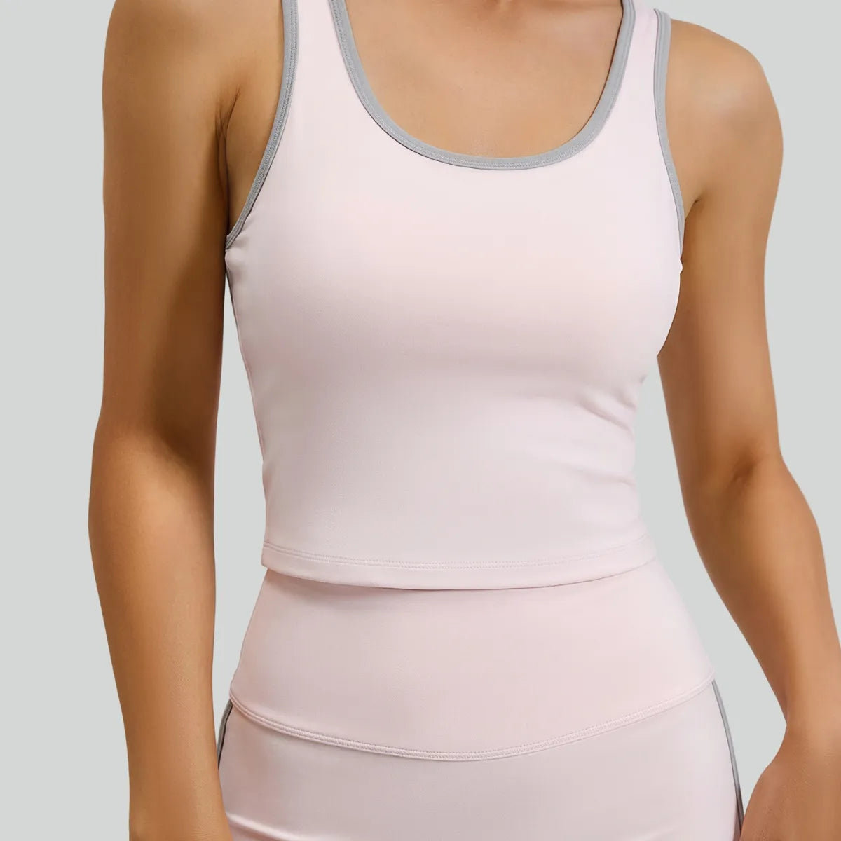 Yoga Running Sports Bra with Fixed Cups