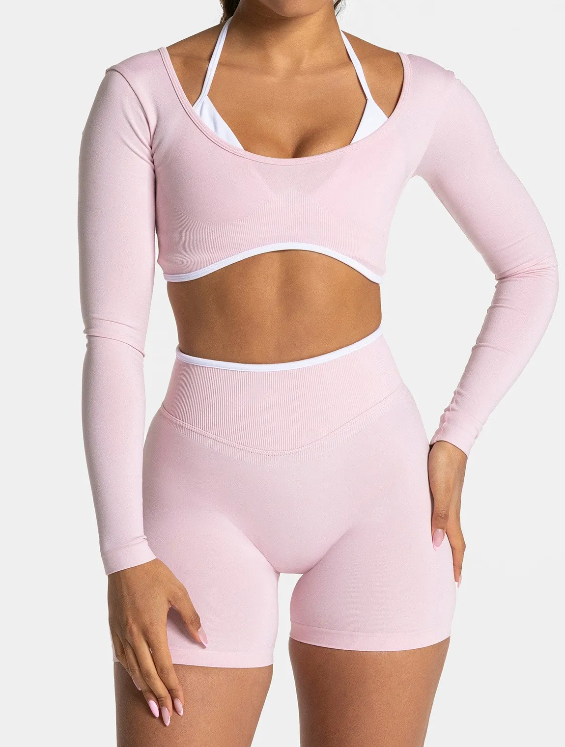 Pantalones cortos de yoga sin costuras