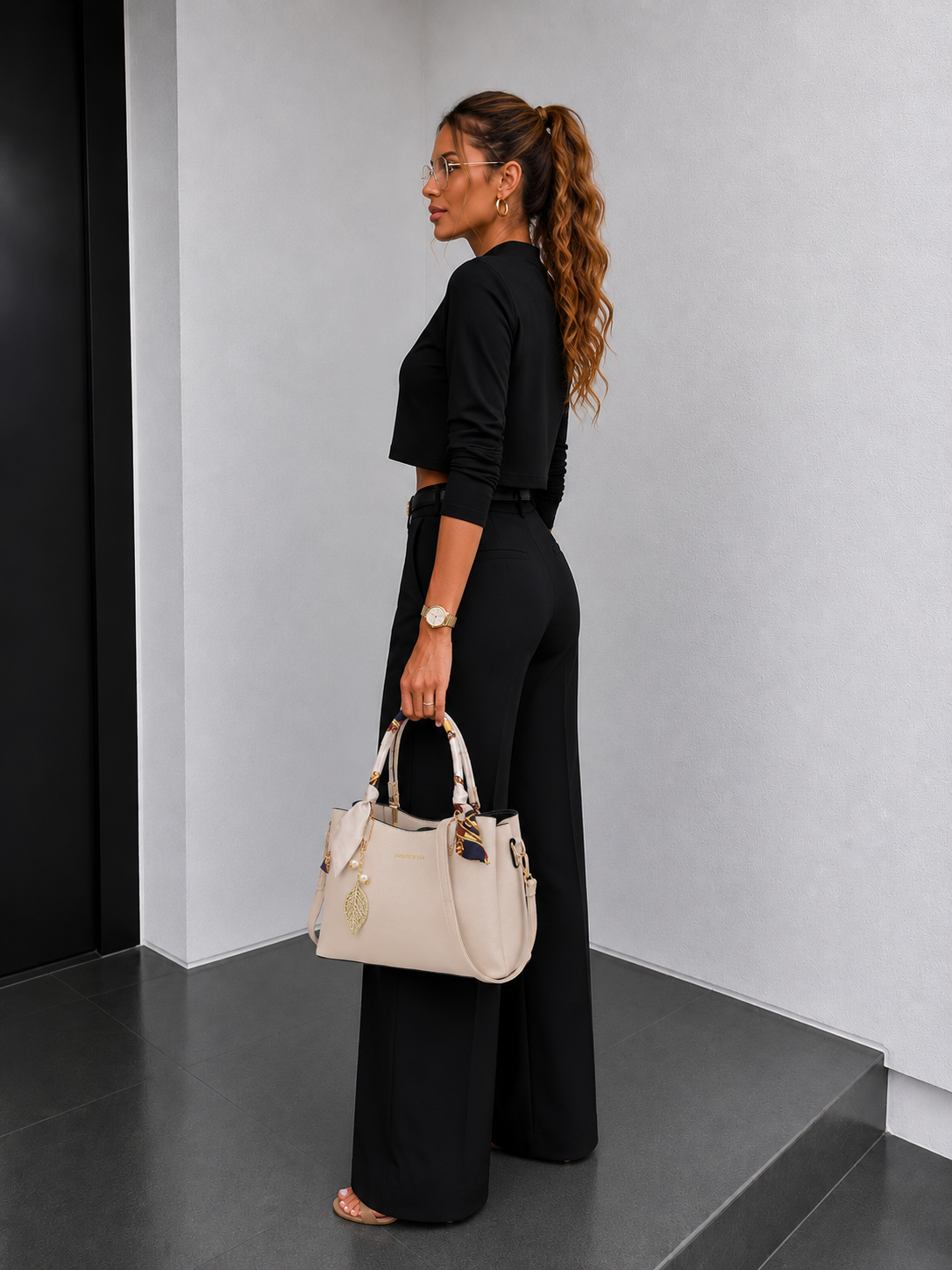 Women's Casual Two-Piece Trousers Set