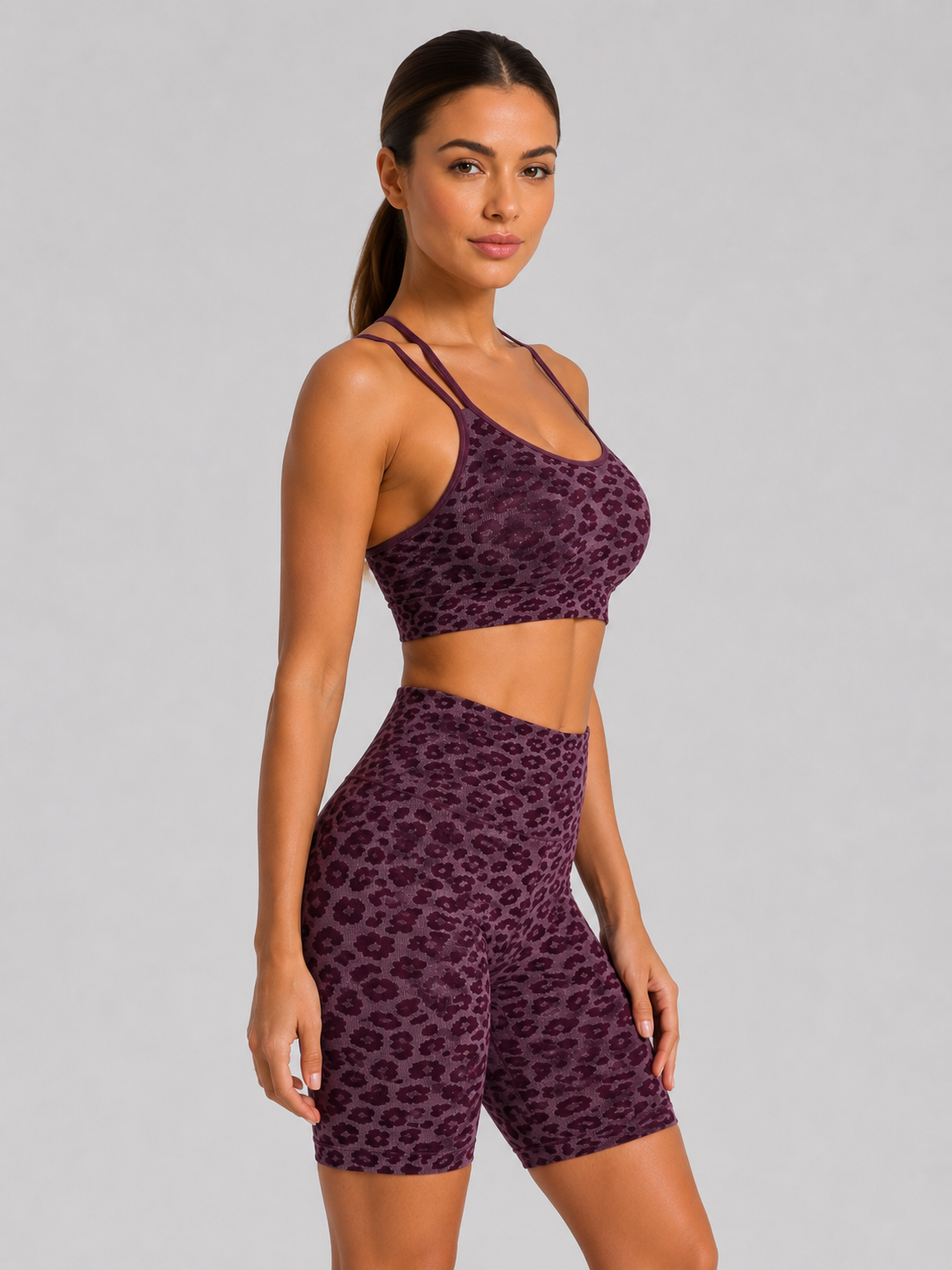 Seamless Push-Up Yoga Sports Bra