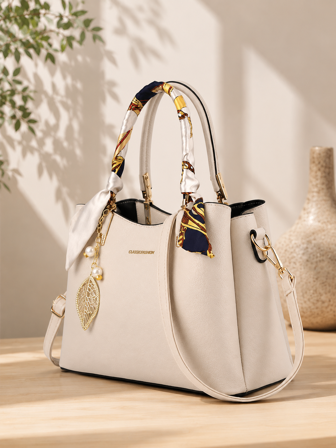 Bolso bandolera elegante de gran capacidad para mujer.
