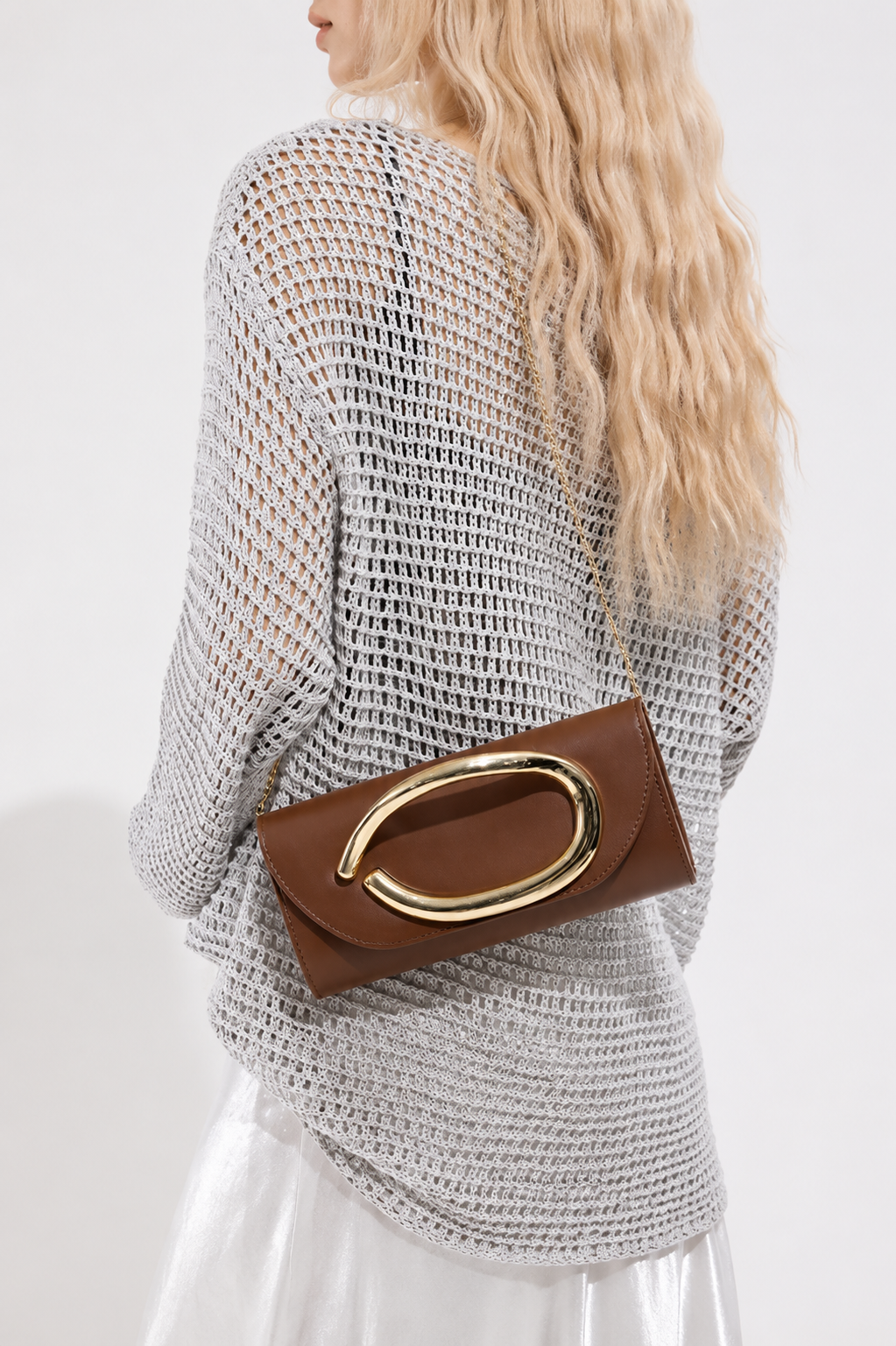 Retro Metal Crossbody Evening Bag